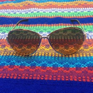 Giorgio Armani yellow tinted Sunglasses